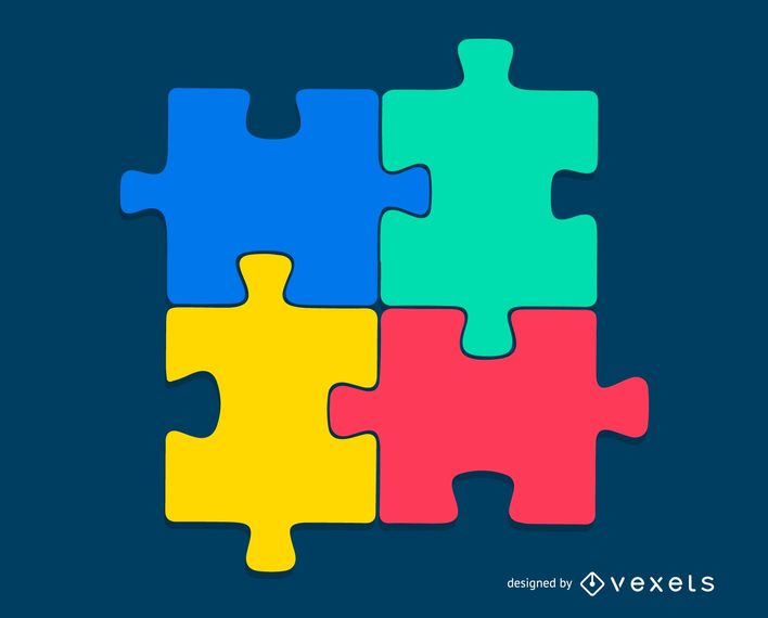 708x570 Puzzle Vector