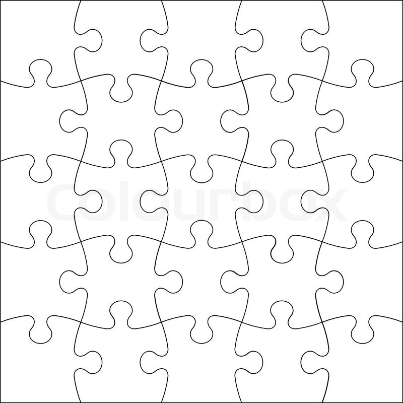 800x800 Background Vector Illustration Jigsaw Puzzle Stock Vector