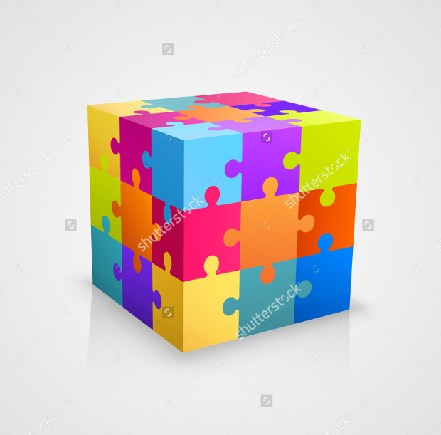 620x611 Puzzle Vectors