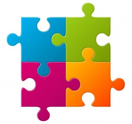 425x398 Vector Puzzle Vector Art
