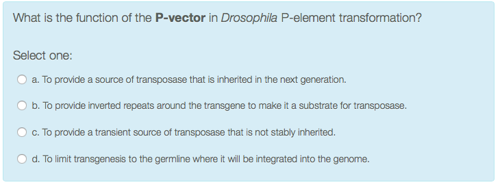 730x276 Solved What Is The Function Of The P Vector In Drosophila
