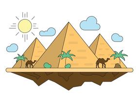 286x200 Pyramid Free Vector Art