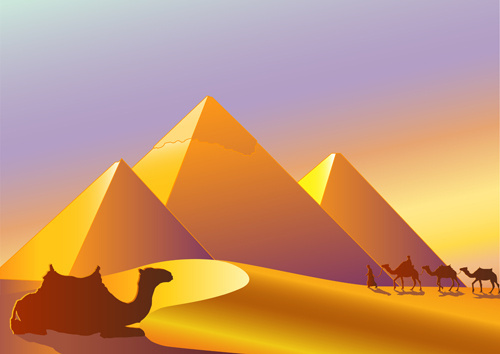 500x354 Pyramids Vector Free Vector Download (72 Free Vector) For