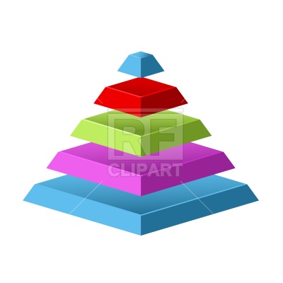 400x400 Sliced Pyramid Vector Image Vector Artwork Of Design Elements
