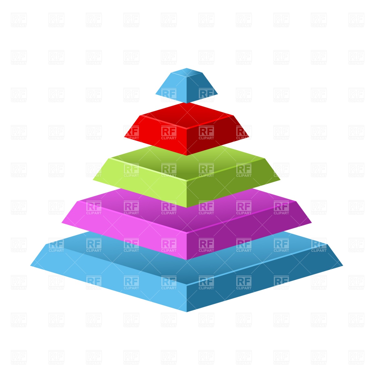 1200x1200 Sliced Pyramid Vector Image Vector Artwork Of Design Elements