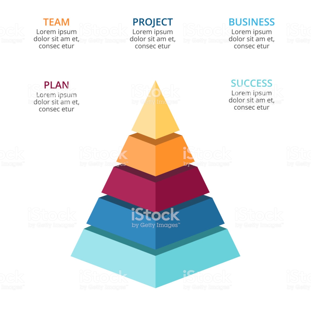 1024x1024 Diagrams Vector 3d Pyramid Infographic Growth Diagram Chart