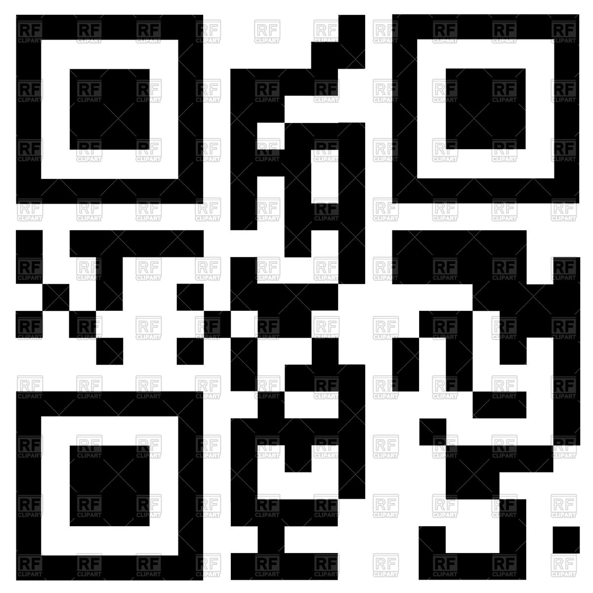 1200x1200 Qr Code Free Shipping Vector Image Vector Artwork Of Design