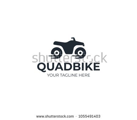450x395 Quad Bike Logo Template. Atv Vector Design. Quad Biking Logotype