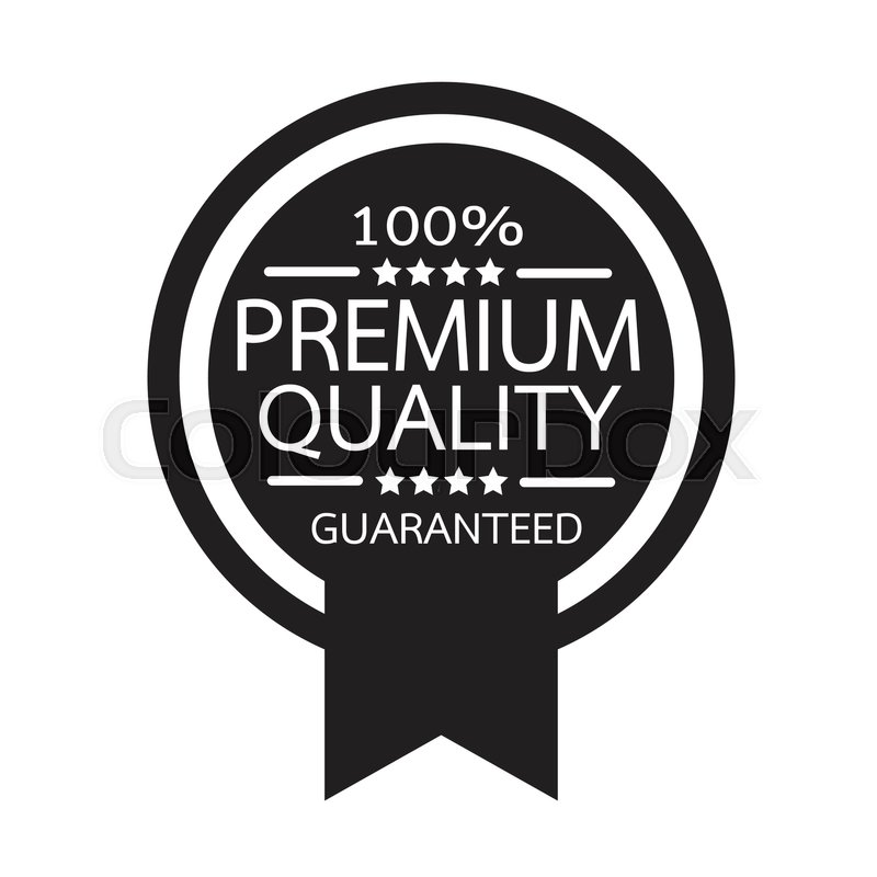 800x800 Premium Quality Badge Icon Stock Vector Colourbox
