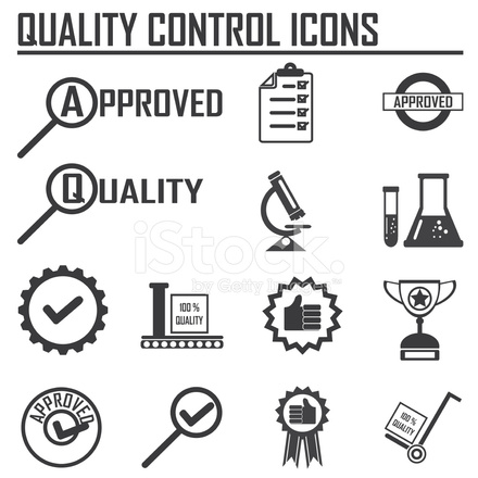 440x440 Quality Control Vector Illustration Eps10 Stock Vector