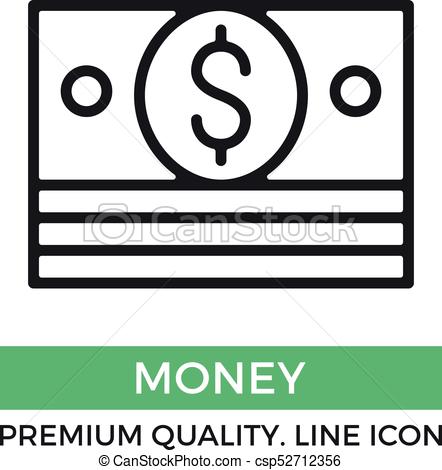 442x470 Vector Money Icon. Stack Of Cash, Dollar Bills. Premium Quality