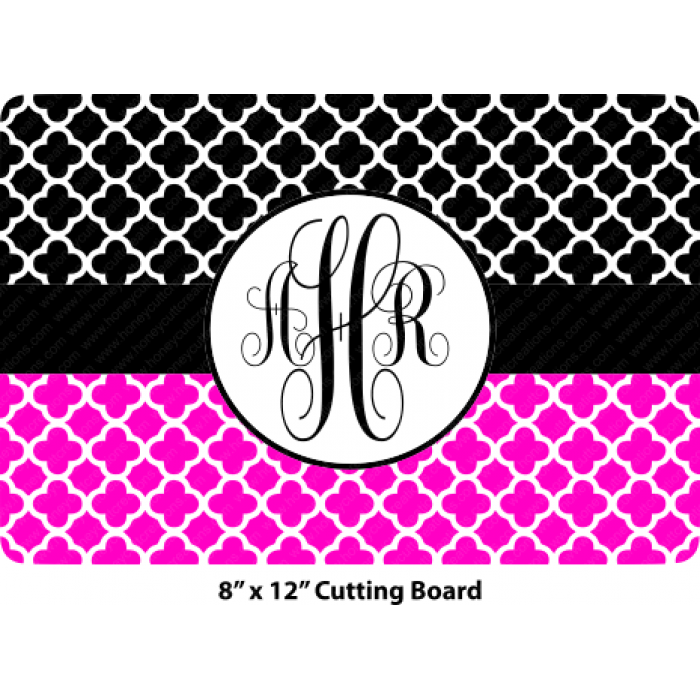 700x700 Small Cutting Board Quatrefoil Vector Digital Download File