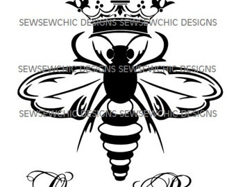 340x270 Queen Bee Svg Etsy