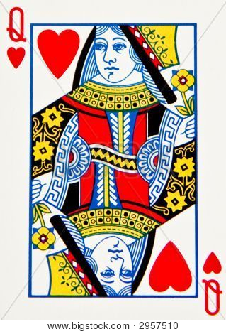 319x470 Queen Of Hearts Playing Card Clip Free