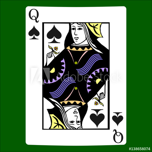 Queen Card Vector at GetDrawings | Free download