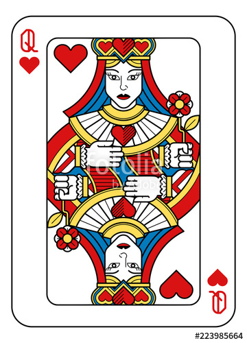 Queen Card Vector at GetDrawings | Free download