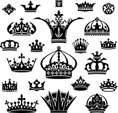 384x368 Crown Silhouette Vector Free Vector Download (6,209 Free Vector