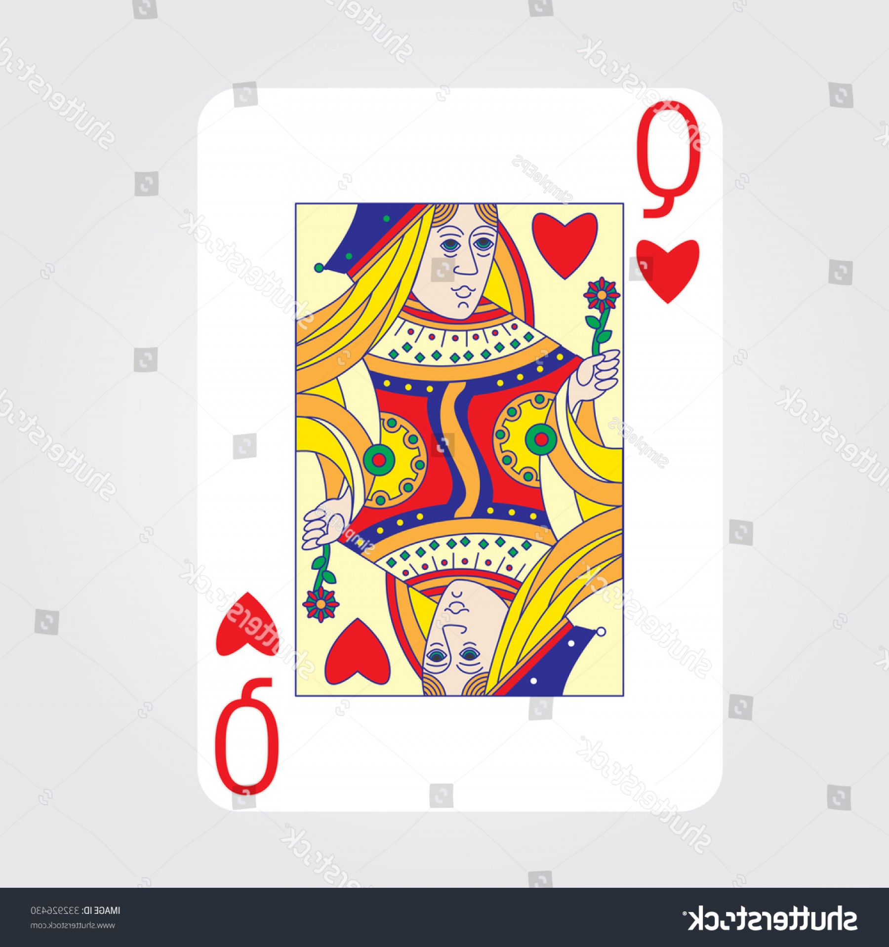 1800x1918 Single Playing Cards Vector Queen Hearts Lazttweet