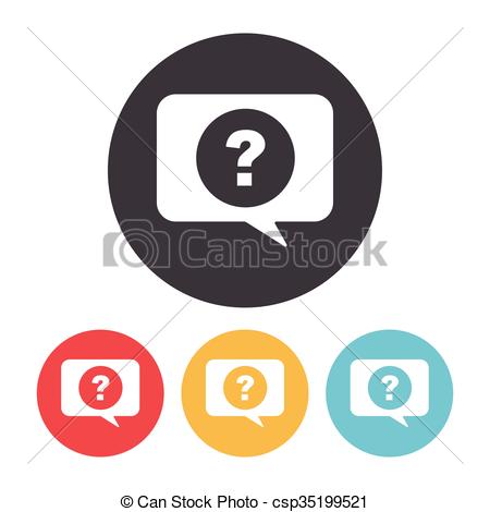 450x470 Question Icon Vector Illustration