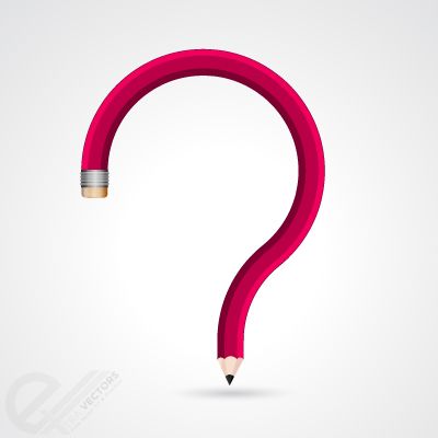400x400 Download Red Pencil Question Mark Vector Clip Art In Eps, Ai And