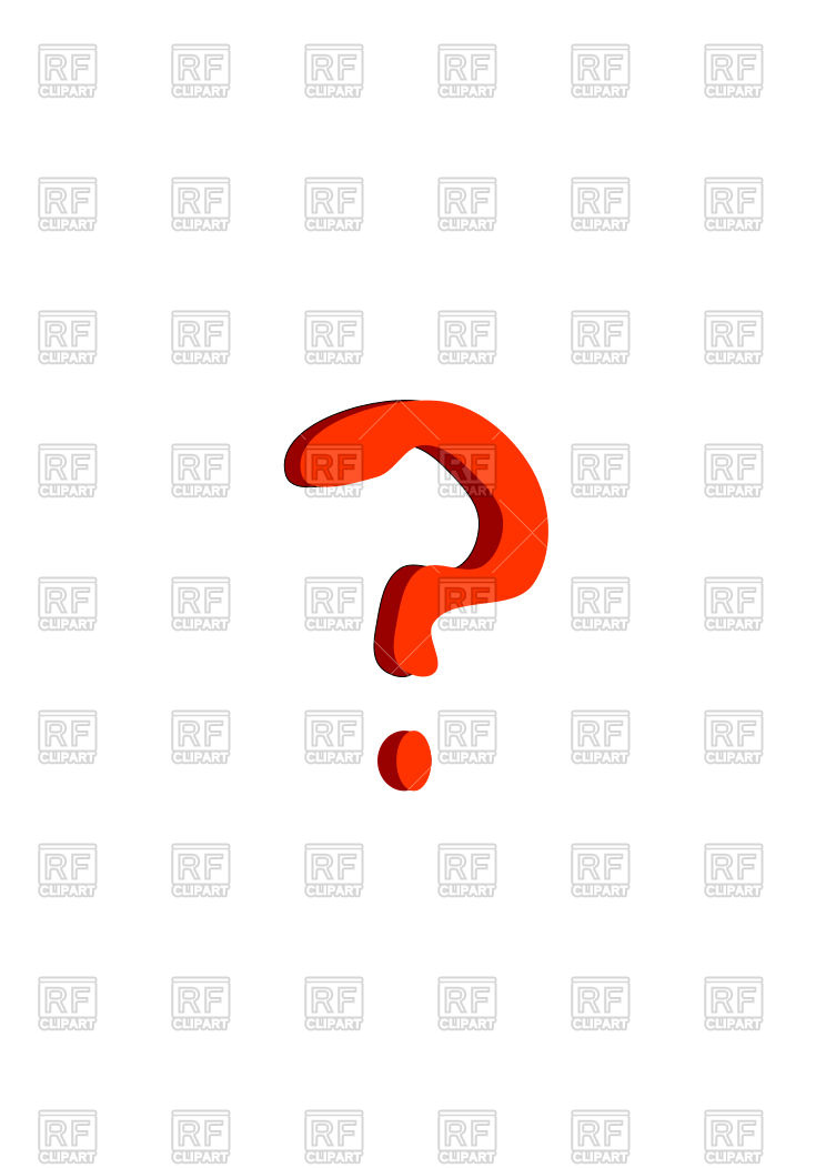 744x1052 Question Mark Vector Image Vector Artwork Of Signs, Symbols