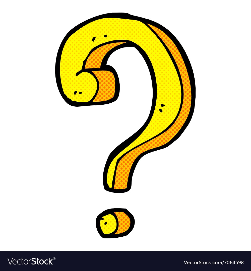 1000x1080 Comic Cartoon Question Mark Vector 7064598 12