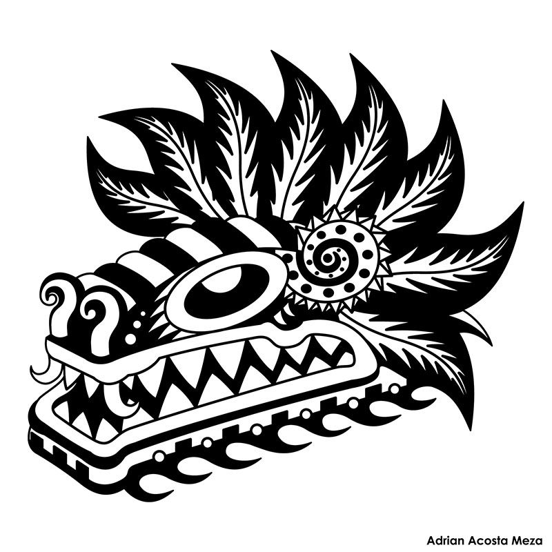 Quetzalcoatl Vector at GetDrawings | Free download