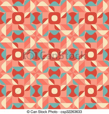 450x470 Vector Seamless Blue Pink Color Geometric Ethnic Quilt Pattern