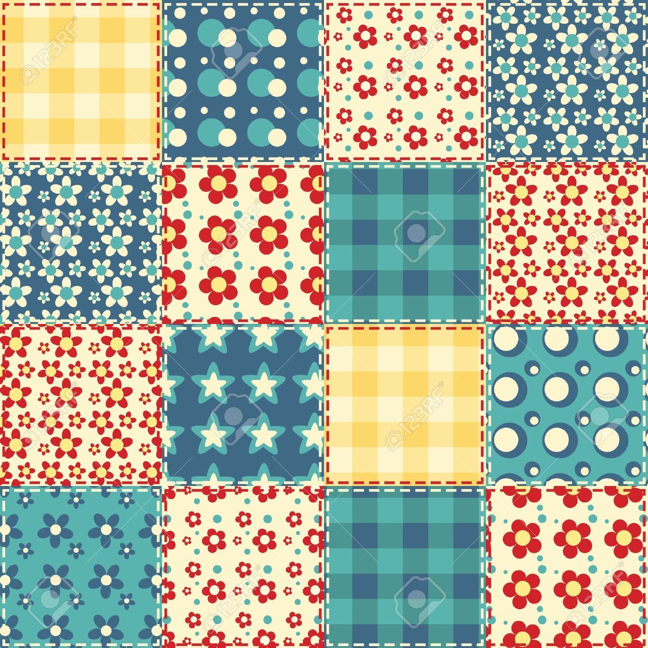 1300x1300 Quilt Pattern Vector