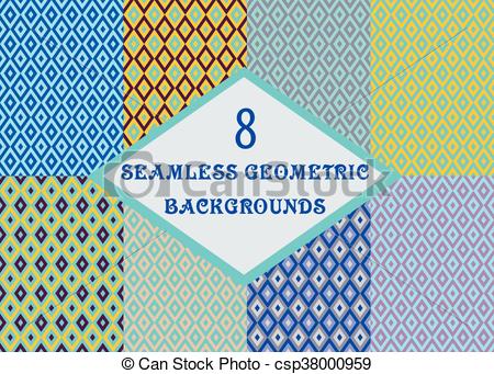 450x341 Geometric Background Rectangles And Squares Vector. Blue Color