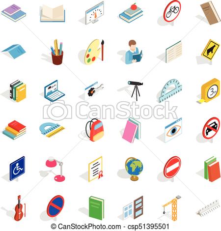 450x470 Quiz Icons Set, Isometric Style. Quiz Icons Set. Isometric Style