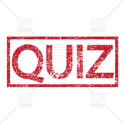 400x400 Stamp With Text Quiz Vector Image Vector Artwork Of Objects