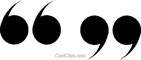 480x205 Quotation Marks Royalty Free Vector Clip Art Illustration