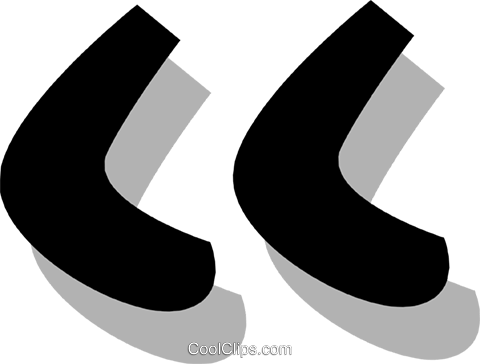 480x364 Quotation Marks Royalty Free Vector Clip Art Illustration