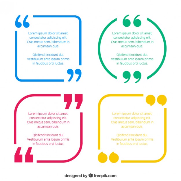 626x626 Quotes Template Pack Vector Free Download