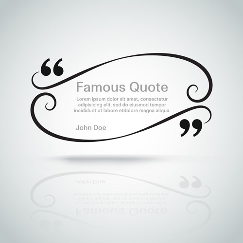 500x500 Text Frames For Quote Vector 03 Free Download