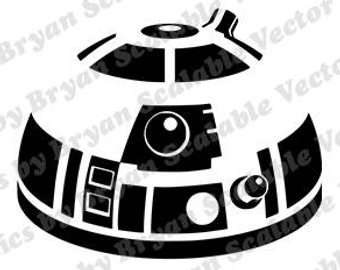 340x270 R2d2 Vector Etsy