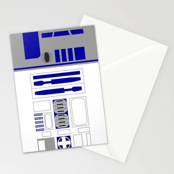 600x600 Star Wars R2d2 Vector Stationery Cards By Ironman52885 Society6