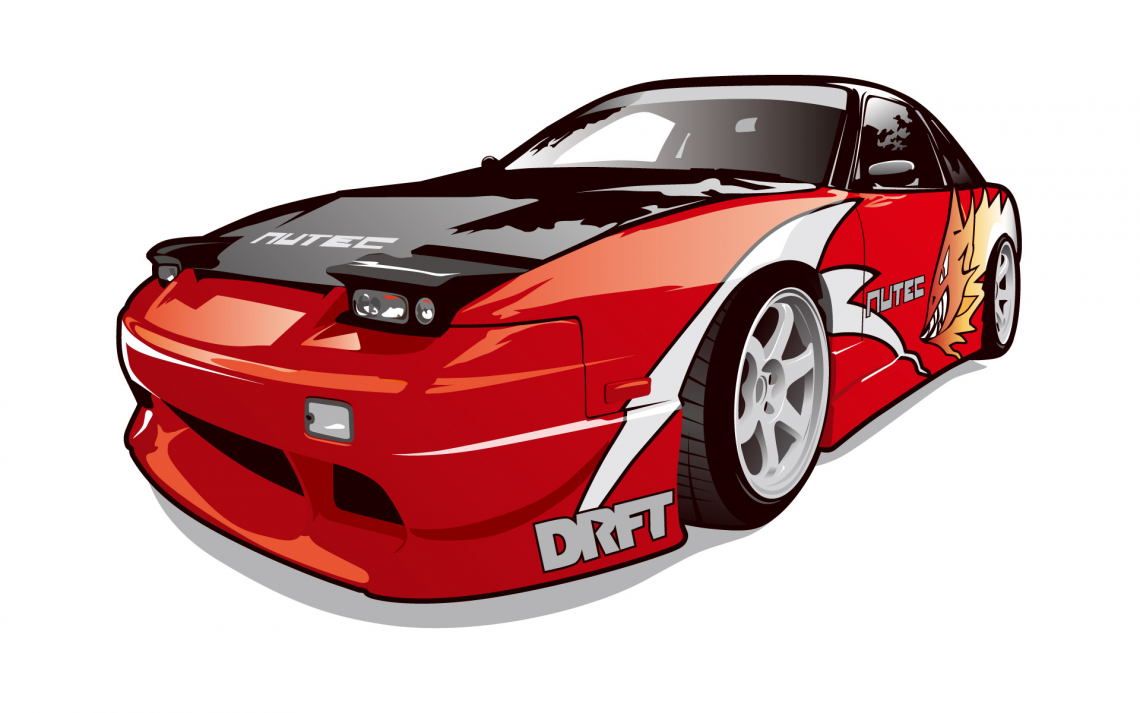 1140x713 Race Car Vector