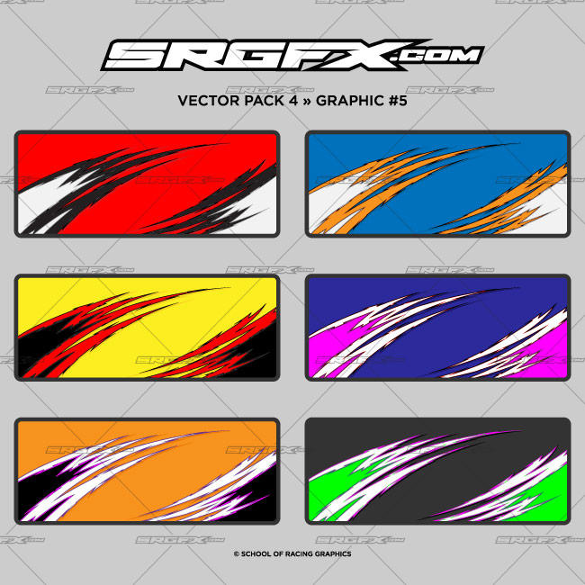 650x650 Vector Racing Graphics Pack 4