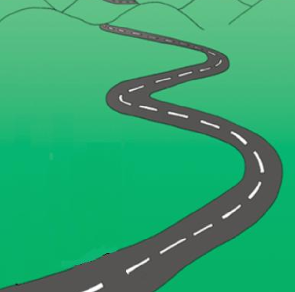 600x595 Pathway Clipart Race Track Road