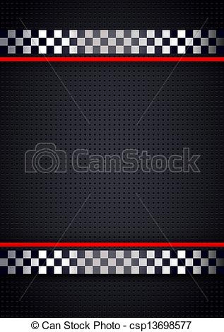 317x470 Racing Background, Metallic Perforated. Vector Illustration 10eps.