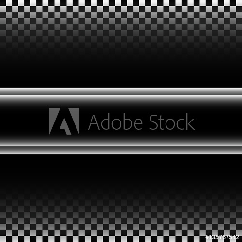 500x500 Abstract Black Silver Label On Checkered Gradient Pattern Design