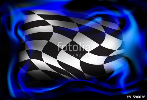 500x338 Race, Checkered Flag Background Vector Stock Image And Royalty