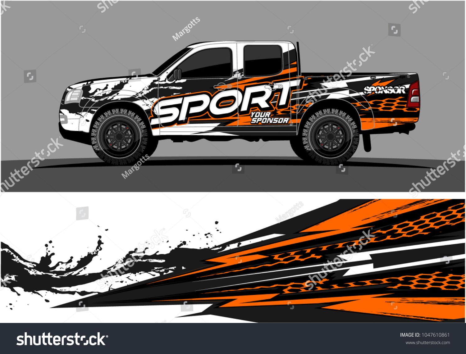 1500x1140 Truck Graphic Vector Kit. Racing Background For Cars, Vehicle And