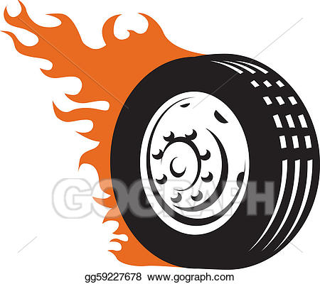 450x400 Flames Clipart Racing Wheels Cute Borders, Vectors, Animated