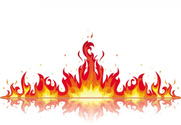 626x432 Collection Of Flames Clipart Vector High Quality, Free