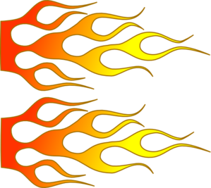 299x267 Racing Flame Clip Art