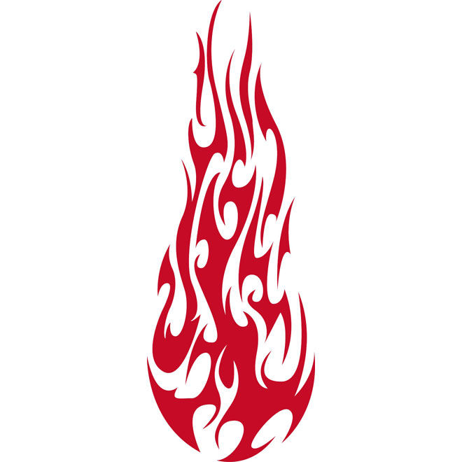 660x660 Flames Vector Image