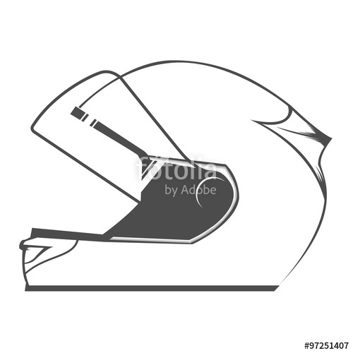 500x500 Racing Helmet Vector Illustration Stock Image And Royalty Free